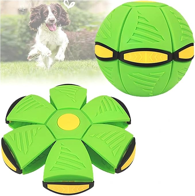 FrisBall® Pelota y Frisbee para perros en un solo juguete.